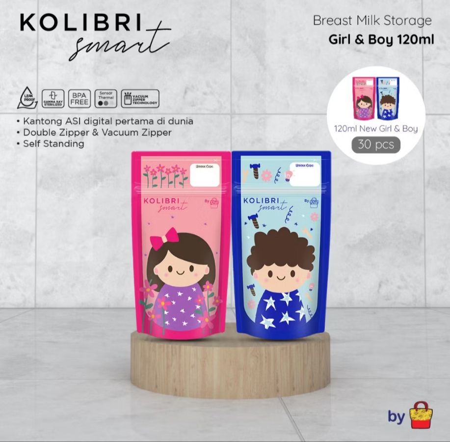 Kantong ASI GabaG Blossom Boys Rasa 120ml