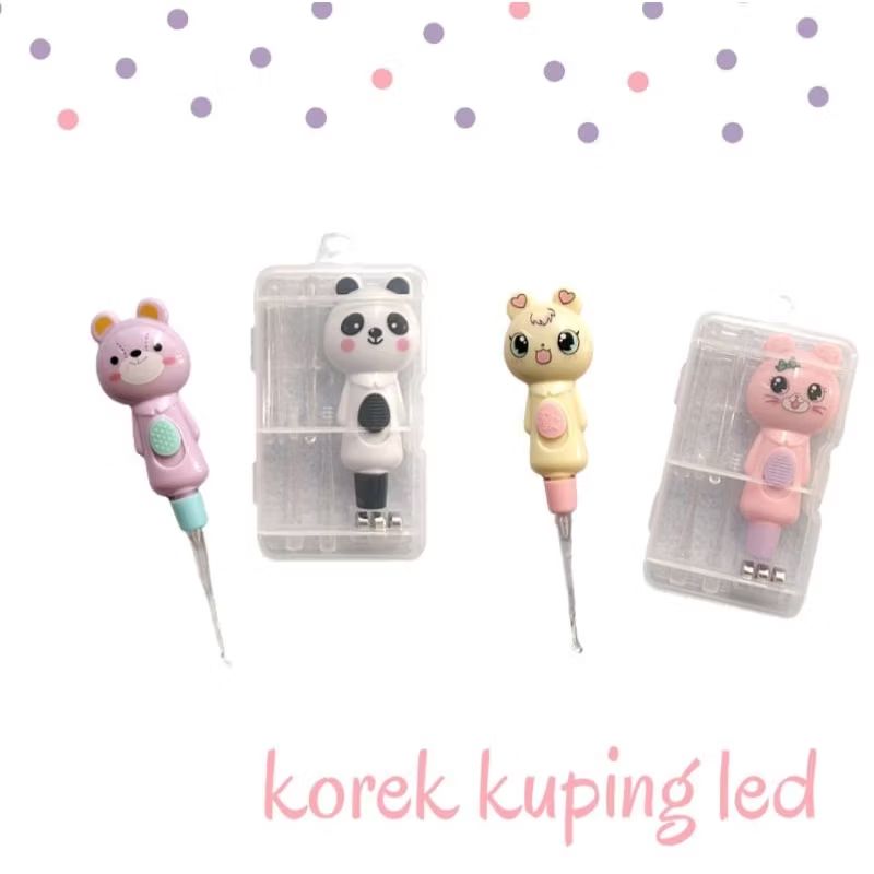 Korek Kuping bayi LED box
