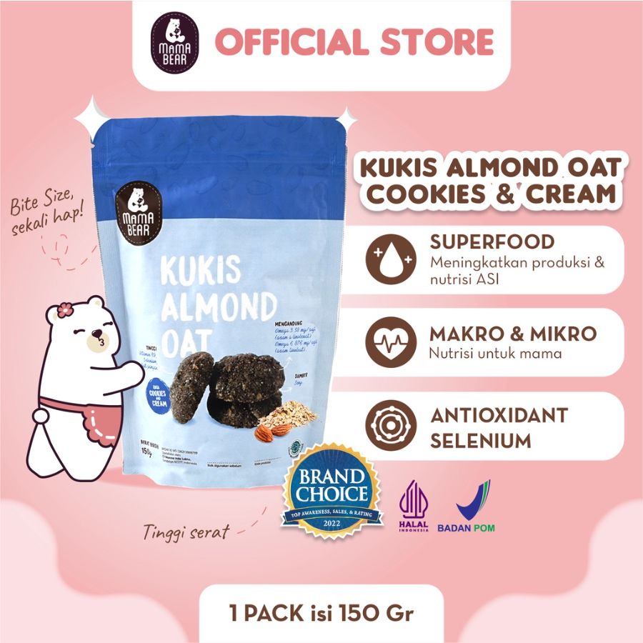 Kukis Mamabear ChocoChip/Cookies Cream