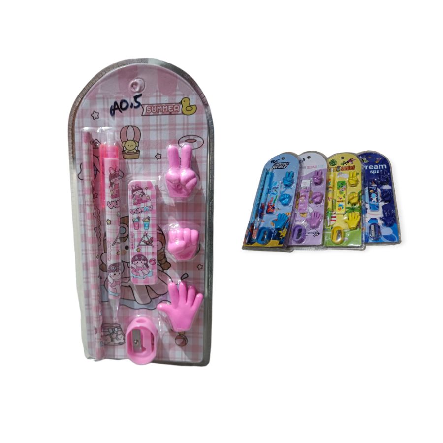 Set pensil isi ulang