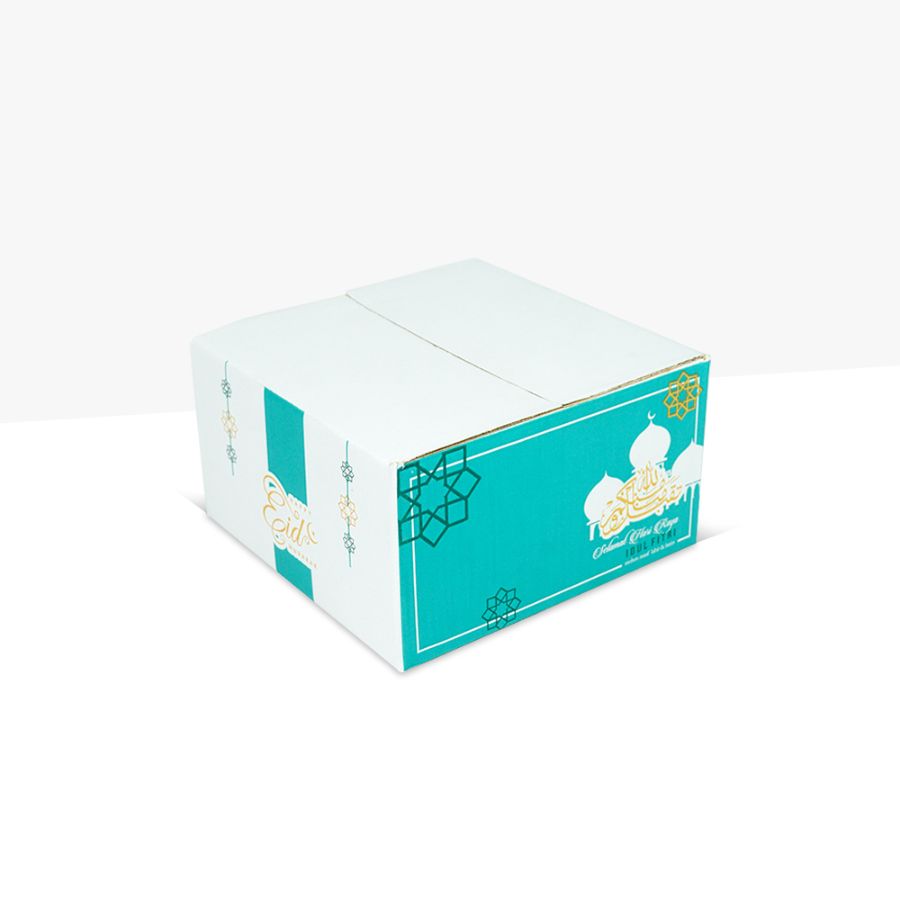 25x25x14 (250gr isi 12 toples bulat) - eid tosca