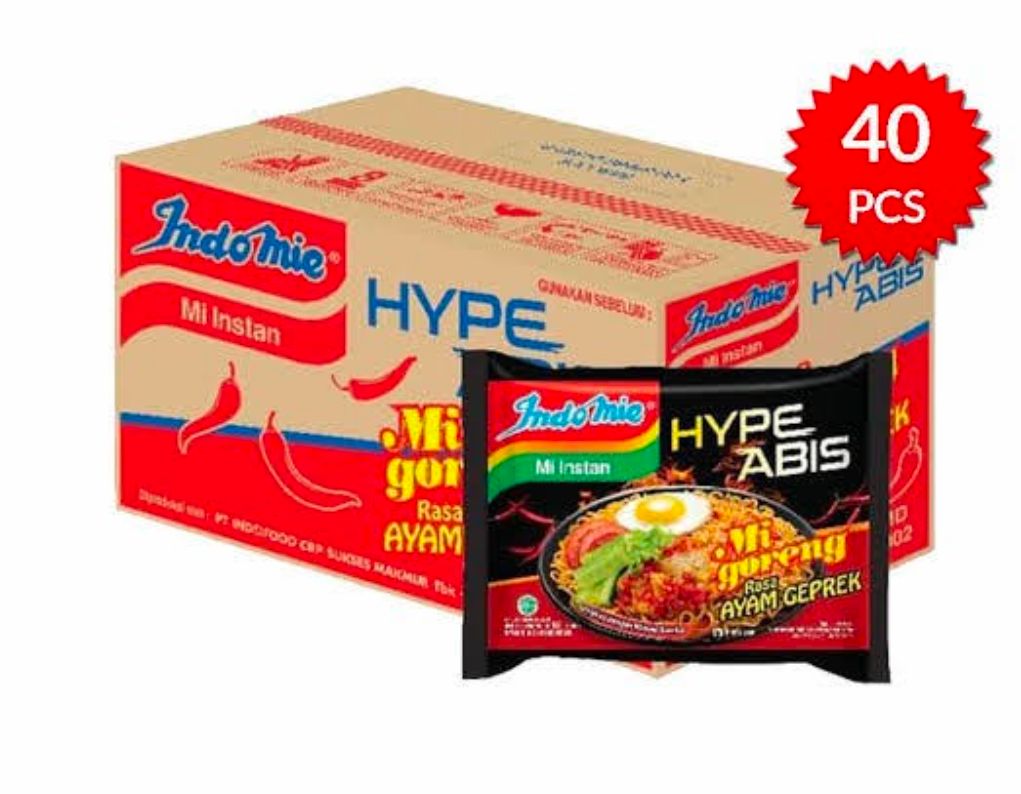 Indomie ayam geprek