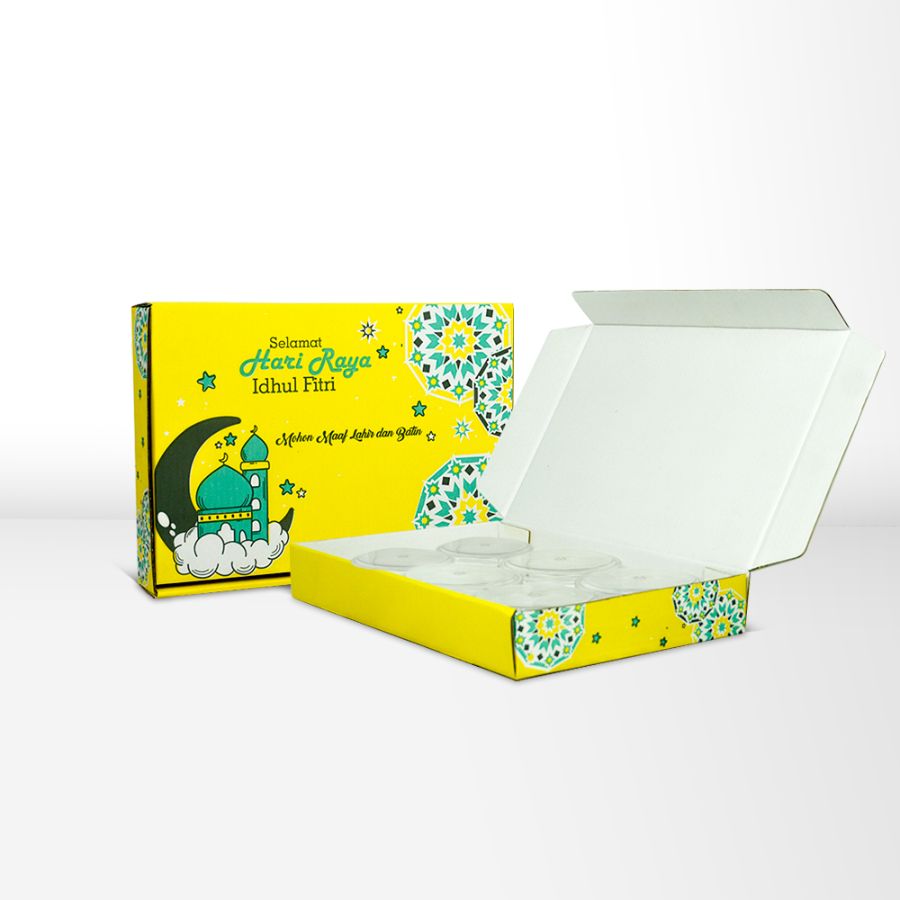  38x26x5,5 Box Kuker isi 6 Hayya kuning