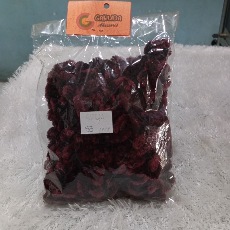 Ikat rambut bulu jumbo