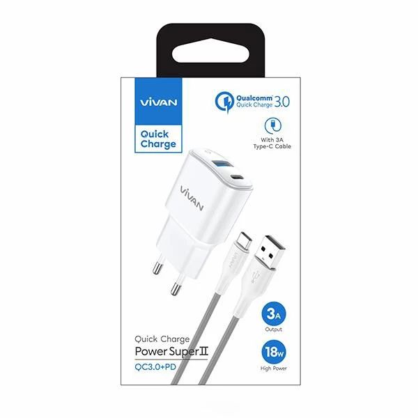 USB Charger tipe C 3A
