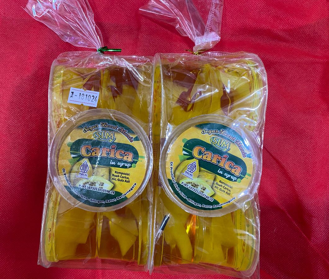 MINUMAN BUAH CARICA KHAS DIENG
