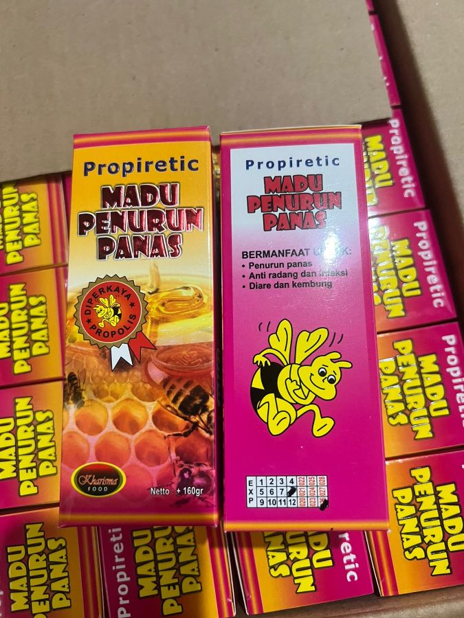 Madu Penurun Panas Propiretic