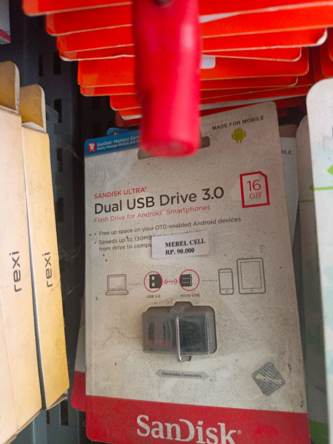 SANDISK Dual usb drive 3.0 16gb