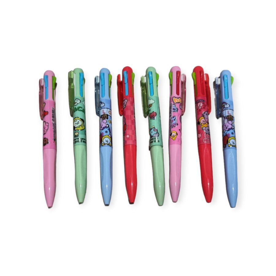 Pulpen karakter 4 warna