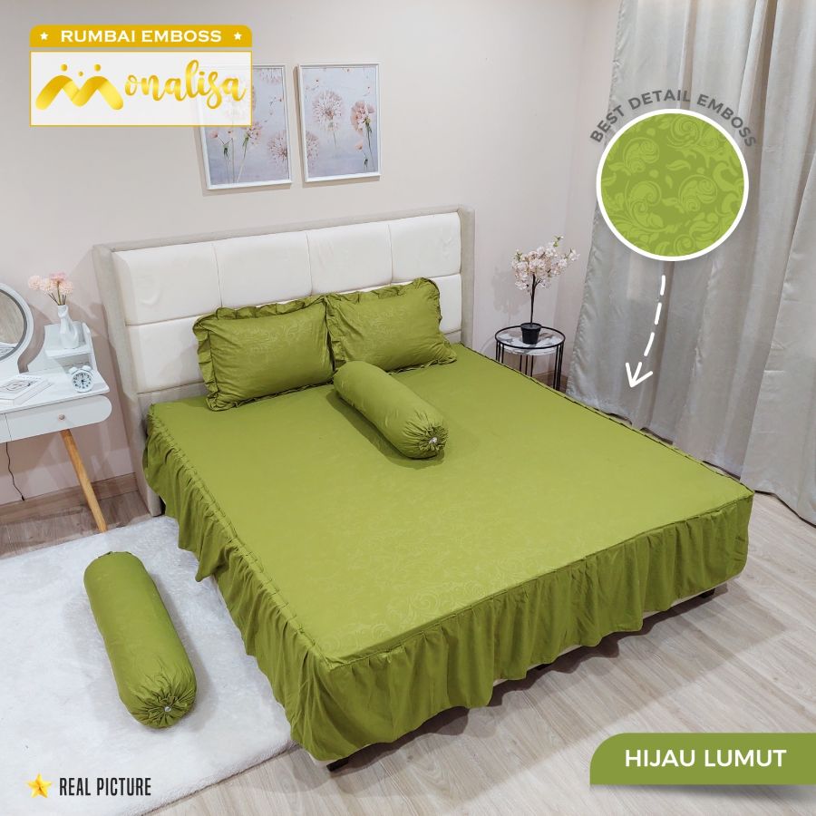 Monalisa rumbai 160x200 HIJAU LUMUT