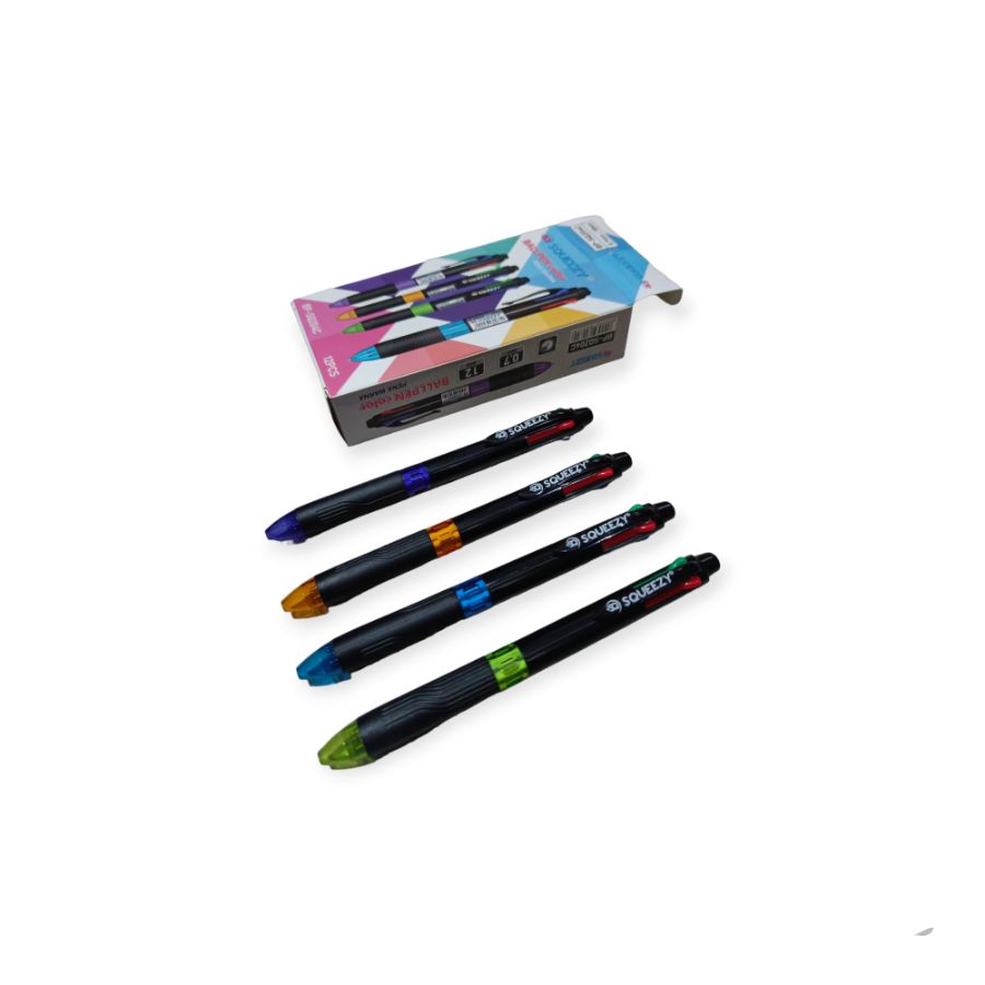 Pulpen Squeezy 4 warna