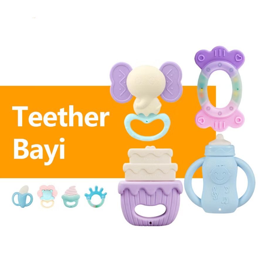 Teether Karakter Hand, Cake, Lion dll