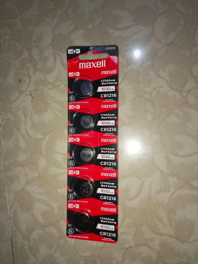 Battery maxel CR1216 