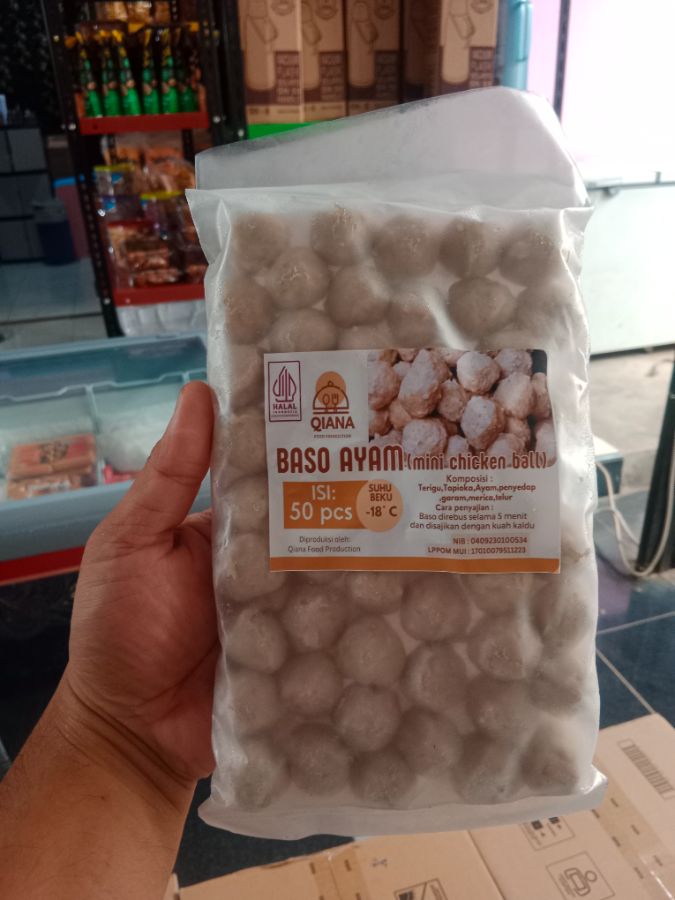 Bakso ayam  halus