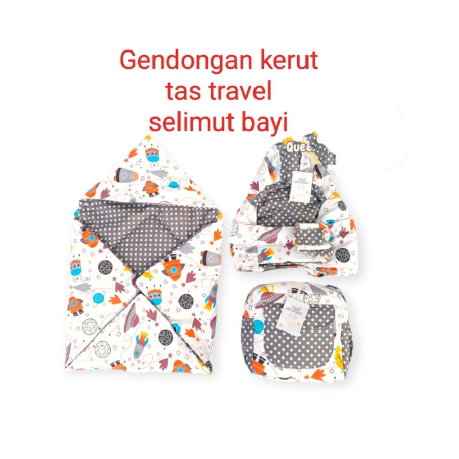 Set gendongan/tas/selimut by