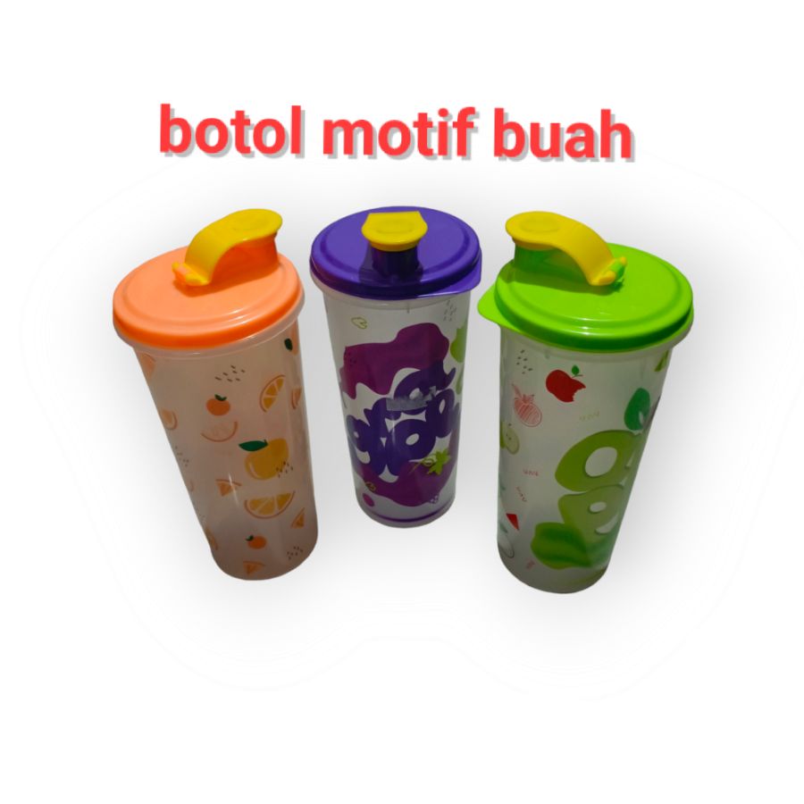 Botol minum motif buah