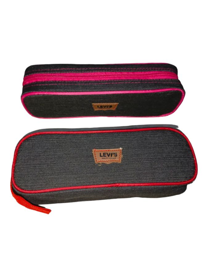 Tempat pensil resleting levis