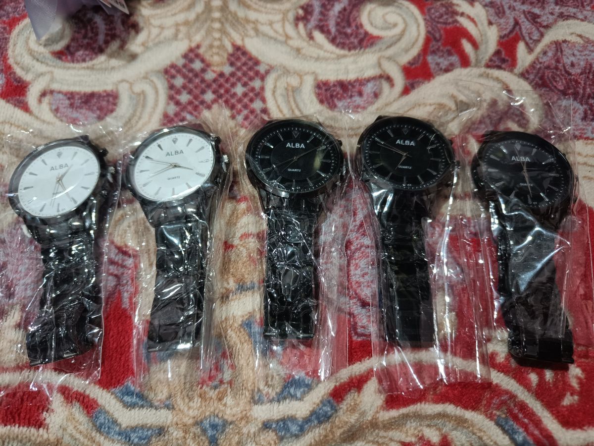 Jam Alba besi besar h/p