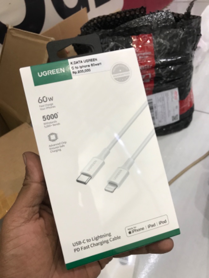 KD UGREEN C to Iphone Suport MFI (ACE)