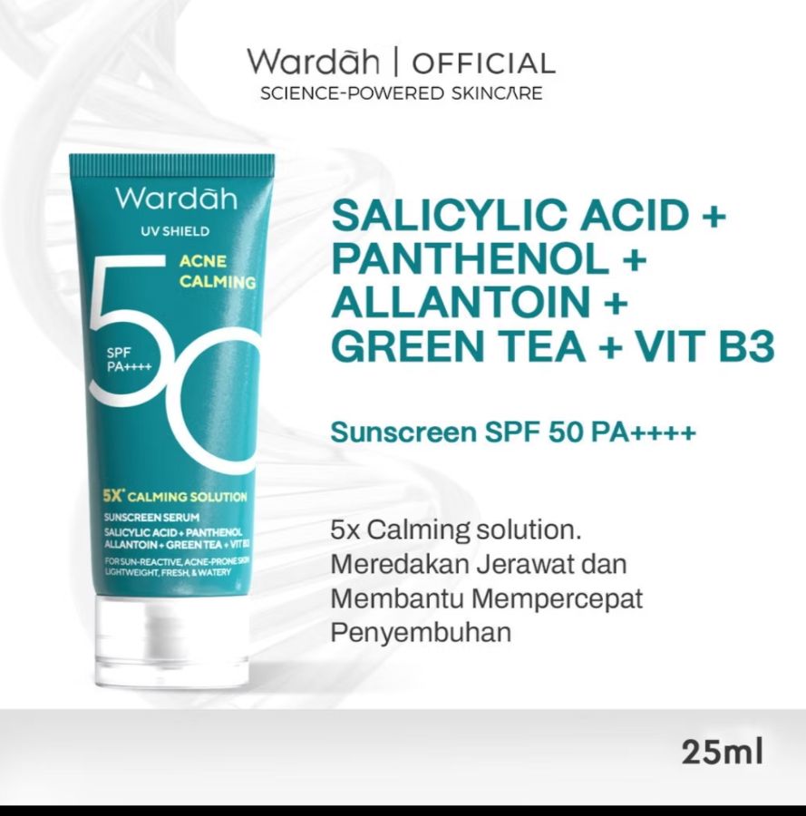 Sunscreen Wardah acne spf50 25ml