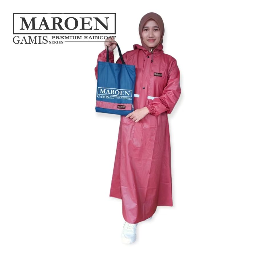 Mantel Gamis Maron