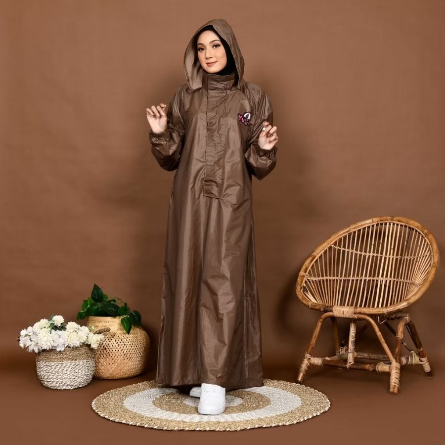 Mantel Gamis coklat