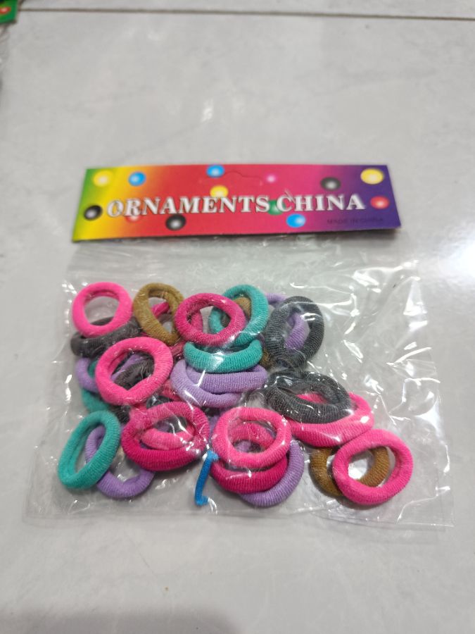 Ikat rambut donat mini