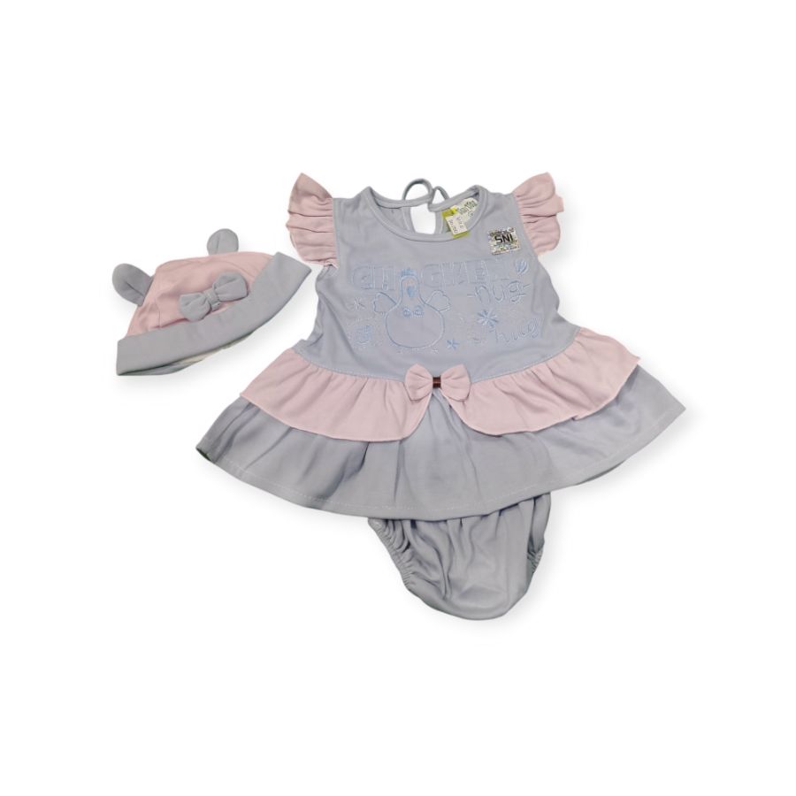Dress VV celana+topi M02