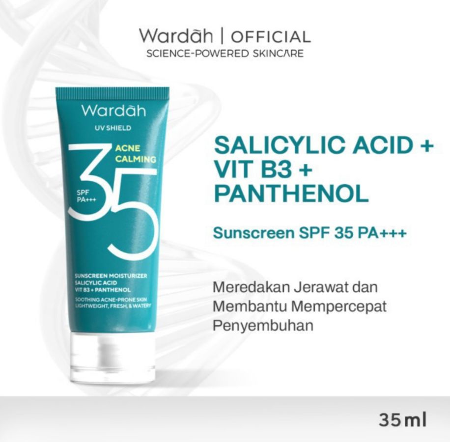 Sunscreen Wardah acne spf35