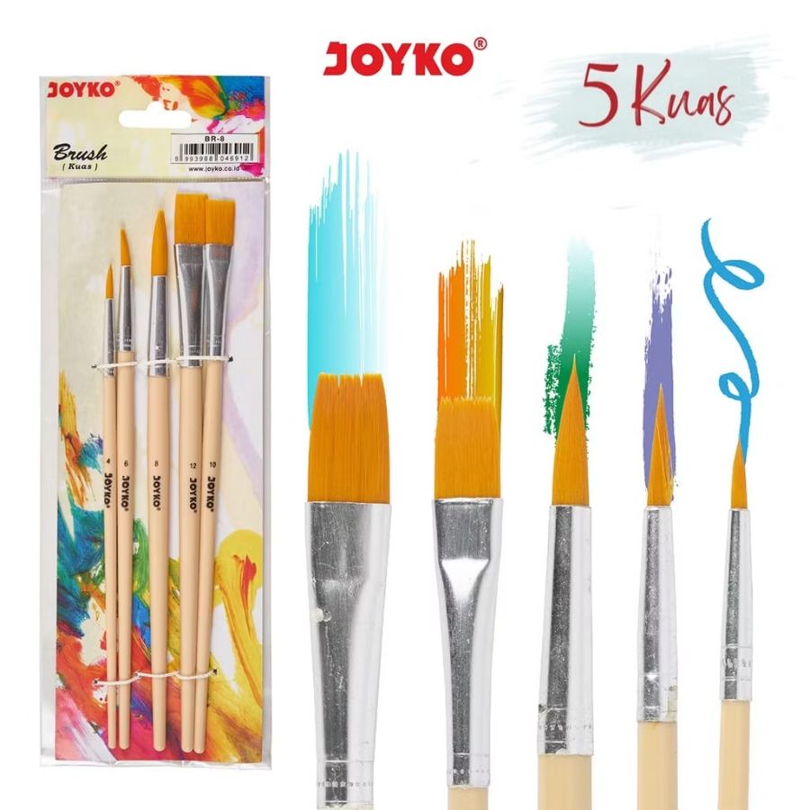 Kuas lukis Enter BR-8 isi 5
