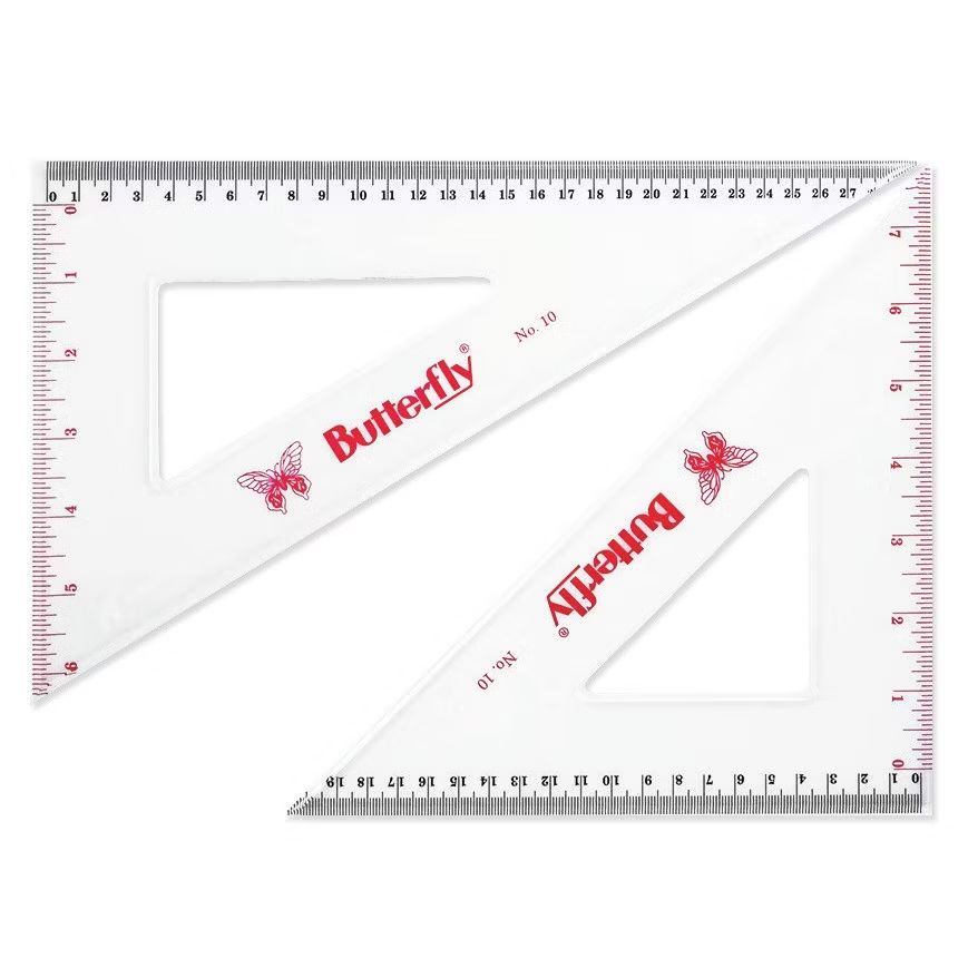 Mistar segitiga butterfly B