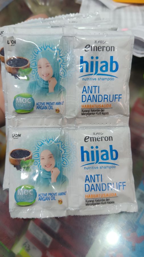 Emeron hijab putih 12 sach