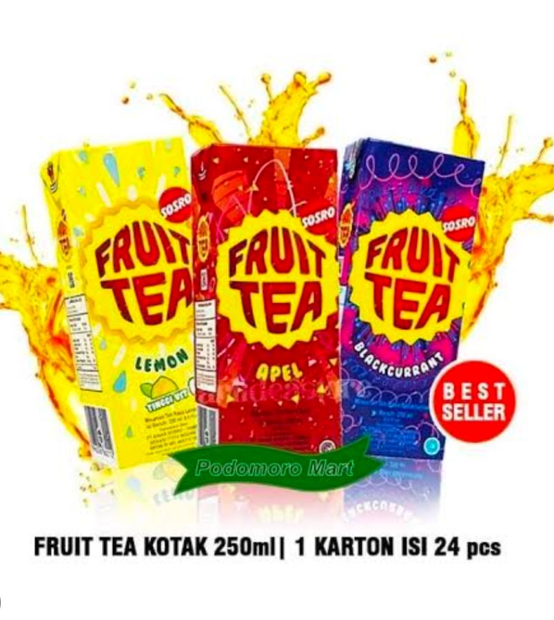 Fruit tea kotak 250ml
