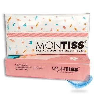 MONTISS FACIAL TISSUE 150 SHEETS 2PLY