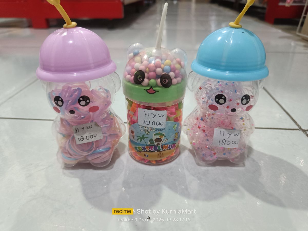 Ikat karet warna btl boneka