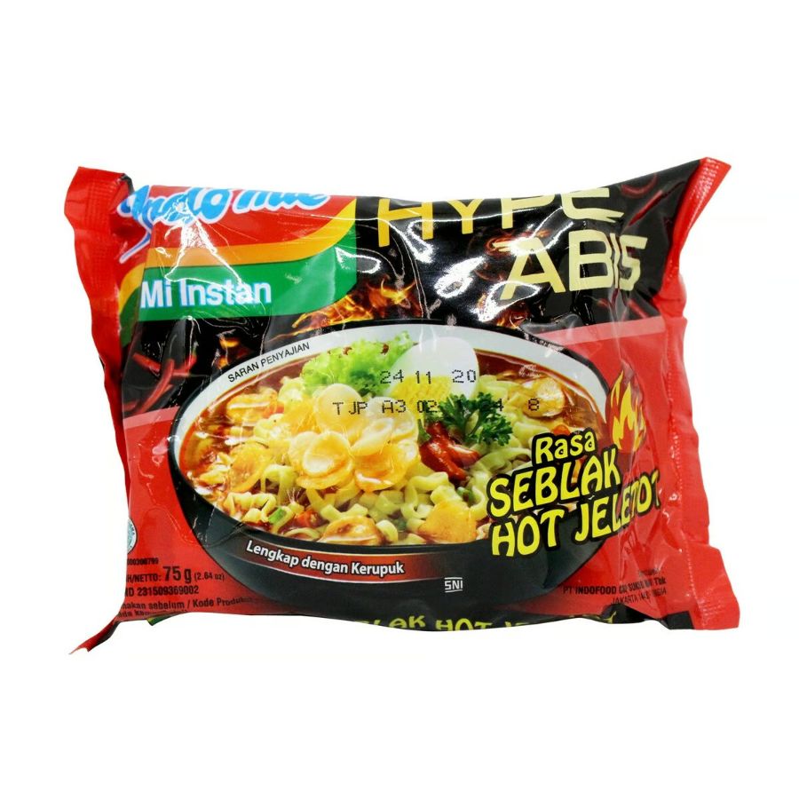 INDOMIE HYPE SEBLAK HOT JELETOT 75g
