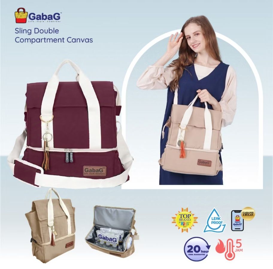 Coolerbag GabaG CARAMEL 1 icegel
