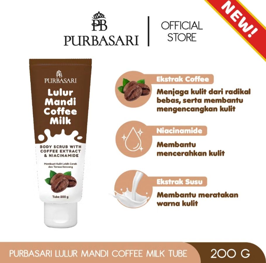 Purbasari Lulur Mandi Coffee Milk 10/26