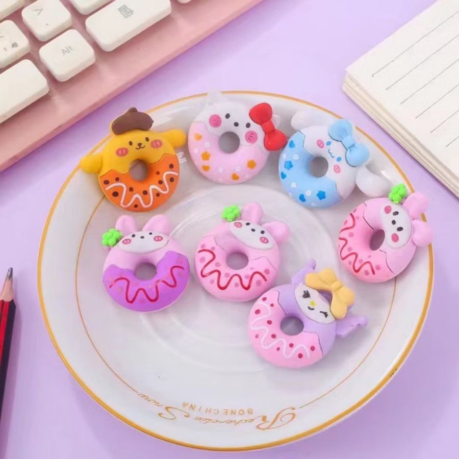 Penghapus pensil donat sanrio