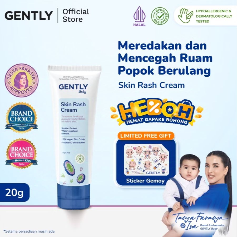 Gently Skin Rash Cream 20gr