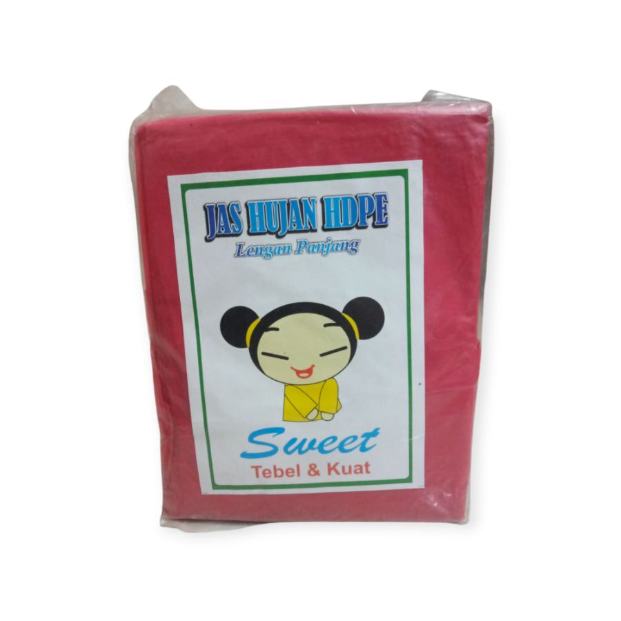 Jas hujan HDPE lengan panjang