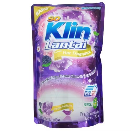SoKlin lantai purple pouch 770ml