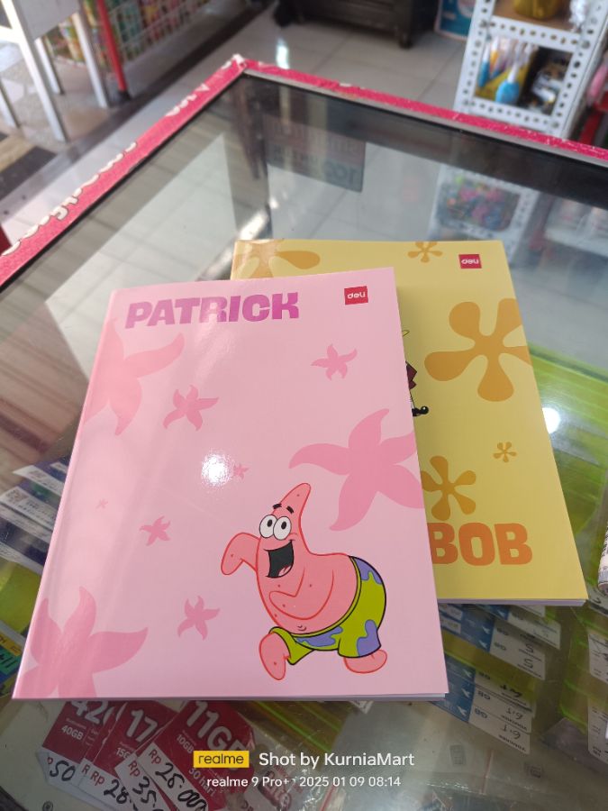 Buku tulis satuan deli 58