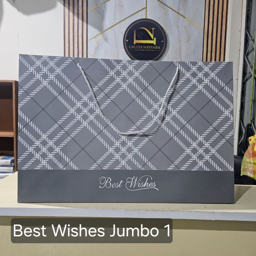 Paperbag - BEST WISHES JUMBO 1