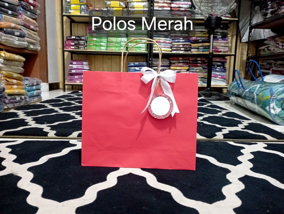 Paperbag - POLOS MERAH