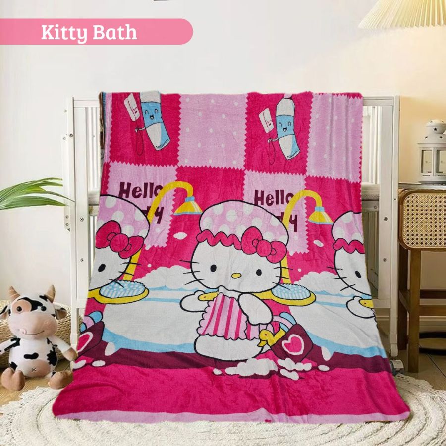 Selimut karakter - KITTY BATH