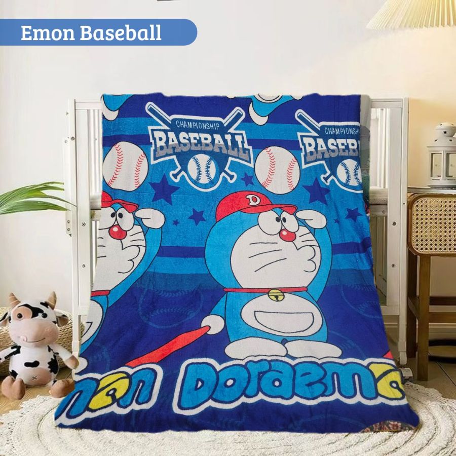 Selimut Karakter - EMON BASEBALL