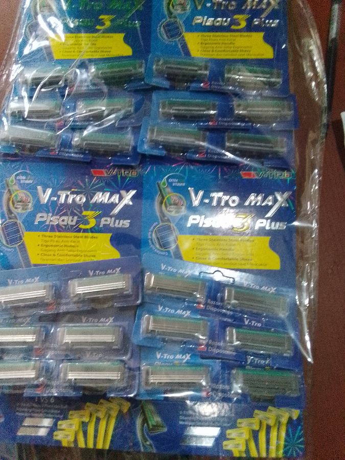 Cukur v-tro max pisau 3 plus