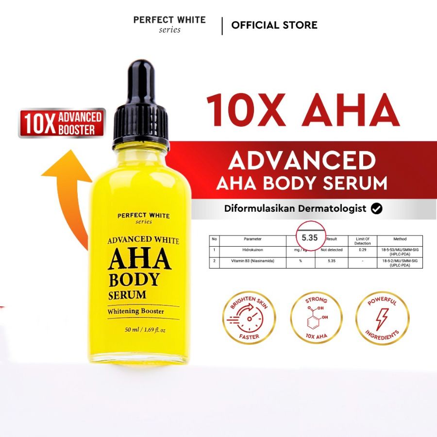 Perfect white aha body serum 50ml