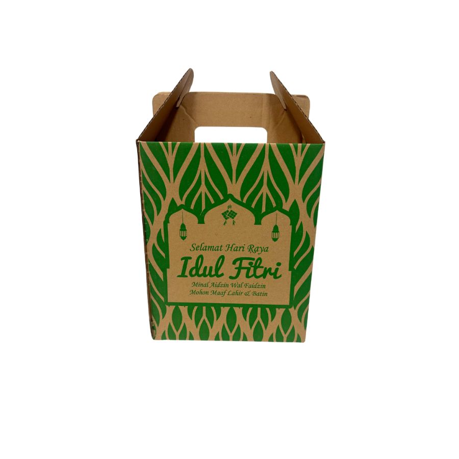 Dus Parcel Idul Fitri Hijau 23x28,5x17 cm